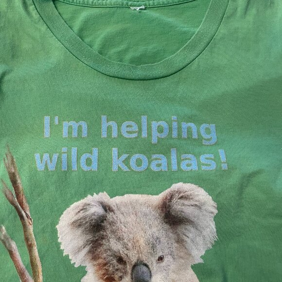 *♪ Animal Graphic Help Wild Koalas T-Shirt *♪ - Picture 6 of 8